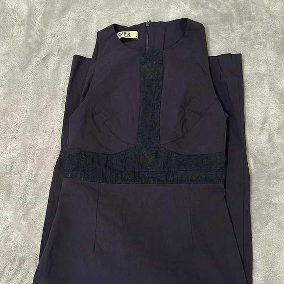 Jasper - Navy body con stretch pencil dress size 4-6 - Picture 2 of 9
